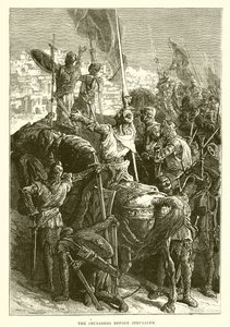 Les croisés devant Jérusalem - English School