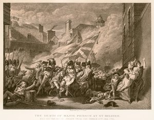 La mort du major Pierson à St. Heliers - English School