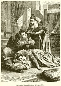 La Mort de la Reine Élisabeth - English School