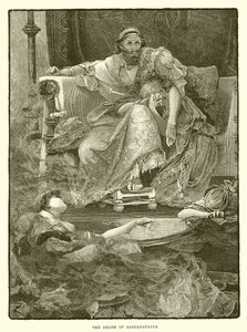 La mort de Sardanapale - English School