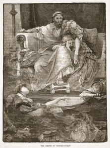 La mort de Sardanapale - English School