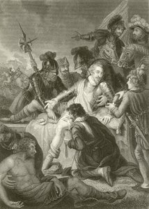 La mort de Sir Philip Sidney - English School