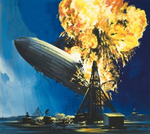 La destruction du Hindenburg - English School