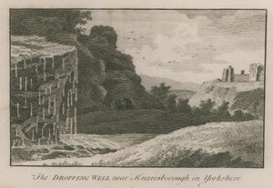 Le puits goutte à goutte près de Knaresborough dans le Yorkshire