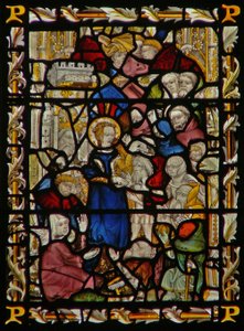 La fenêtre est représentant Sainte Élisabeth de Hongrie - English School