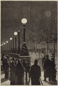 La lumière électrique sur l