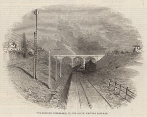 Le télégraphe électrique sur le chemin de fer du sud-ouest - English School