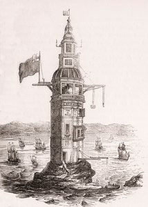 Le premier phare érigé sur les rochers d