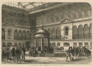 La première vente dans le nouveau bâtiment de Messrs Tattersalls - English School