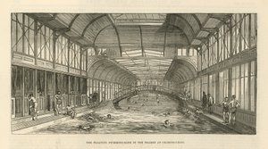 Le bain flottant dans la Tamise à Charing Cross