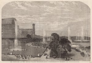 Les fontaines du Crystal Palace - English School