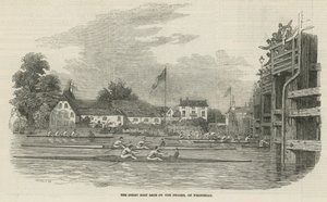 La grande course de bateaux sur la Tamise - English School