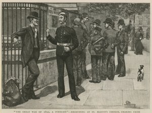 La grande guerre de 1892, une prévision ; Recrutement à l
