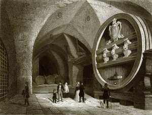 Le grand tonneau de vin à Heidelberg - English School