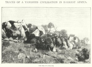 La colline de Zimbabye (gravure) - English School