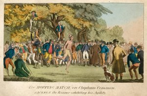 Le concours de saut à Clapham Common