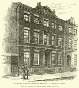 La maison de Rodney Street où est né M. Gladstone