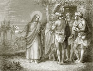 Le propriétaire engageant des ouvriers - English School