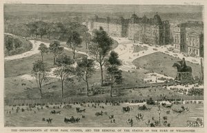 Les améliorations à Hyde Park Corner et le déplacement de la statue du duc de Wellington