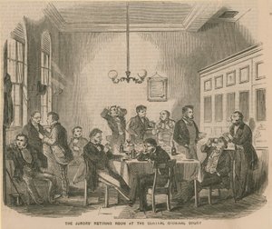 Salle de délibération des jurés au Central Criminal Court - English School
