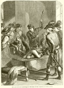 Les dernières heures de Robespierre dans la salle du Comité de salut public - English School