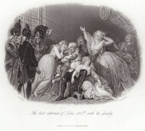 Le dernier entretien de Louis XVI avec sa famille