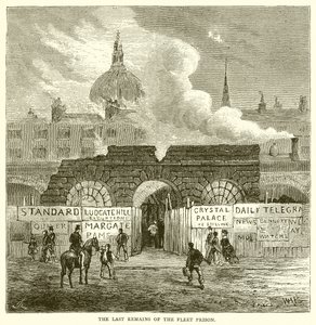 Les derniers vestiges de la prison de Fleet