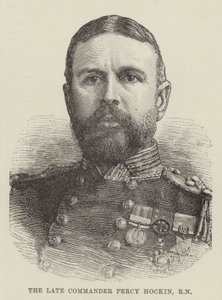 Feu le commandant Percy Hockin, RN (gravure) - English School