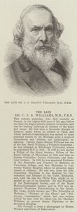 Le défunt Dr C J Blasius Williams, MD, FRS - English School