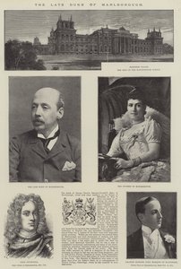 Feu le duc de Marlborough - English School