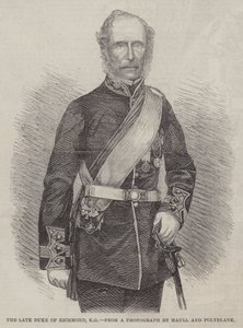 Feu le duc de Richmond, KG - English School