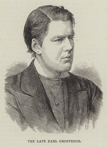 Le défunt comte Grosvenor (gravure) - English School
