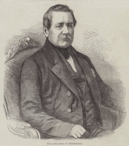 Le défunt roi de Wurtemberg - English School