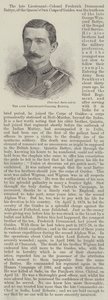 Feu Lieutenant-Colonel Battye (gravure) - English School