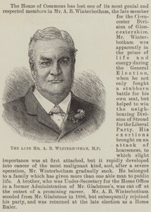 Feu M. A B Winterbotham, MP - English School