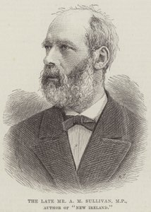 Feu M. A. M. Sullivan, MP, auteur de "New Ireland" - English School