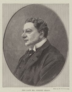 Feu M. Corney Grain (gravure) - English School