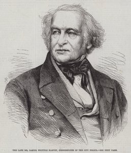 Le défunt M. Daniel Whittle Harvey, commissaire de la police de la ville - English School
