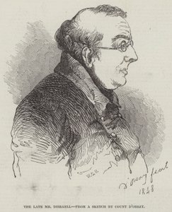 Feu M. Disraeli (gravure) - English School