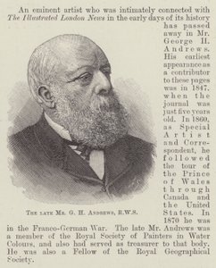 Le défunt M. G H Andrews, RWS - English School