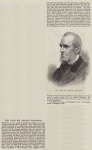 Feu M. George Thompson (gravure) - English School