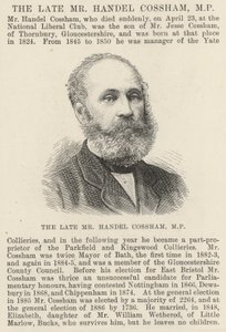 Le défunt M. Handel Cossham, MP