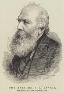 Feu M. J A Hansom, inventeur du cab Hansom - English School