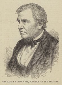 Feu M John Gray, Avocat du Trésor - English School