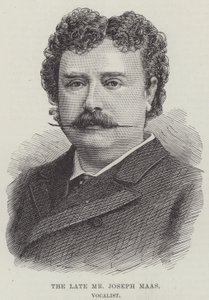 Feu M. Joseph Maas, vocaliste (gravure) - English School