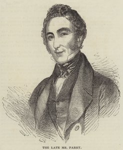 Le défunt M. Parry (gravure) - English School