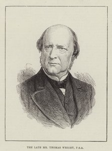 Feu M. Thomas Wright, FSA (gravure) - English School