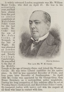 Feu M. W M Cooke (gravure) - English School