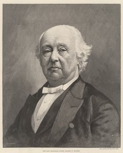 Feu Professeur Jowett, Maître de Balliol (gravure) - English School