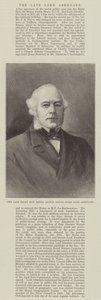 Feu le très honorable Henry Austin Bruce, premier Lord Aberdare (gravure) - English School